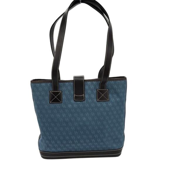 Dooney & Bourke Blue Jacquard Monogram Tote
Shoulder Bag EUC - Picture 2 of 13